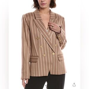 L'AGENCE Double-Breasted Blazer ,Size 4